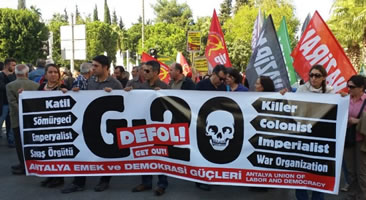 Sendica.org: Protest gegen G20 Treffen in der Türkei