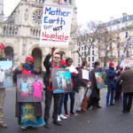 Protest gegen den Klimagipfel in Paris, 29.November 2015: Mother Earth does not negotiate