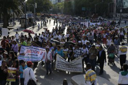 Lehrer*innen-Protest in Mexiko, Dezember 2015