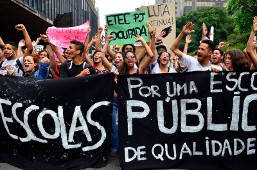 Schülerdemo Sao Paulo: Dezember 2015