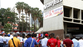 Arbeiterprotest nach den Wahlen in Venezuela (Dezember 2015)