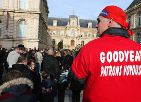 Der letzte Goodyear Streik in Amiens Januar 2014