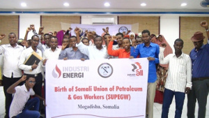 Gründung der somalischen Ölarbeitergewerkschaft Dezember 2015