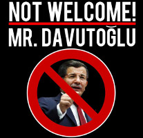 22. Januar 2016, Berlin: Not welcome Mr. Davutoğlu!