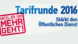 Tarifrunde Bund und Kommunen 2016