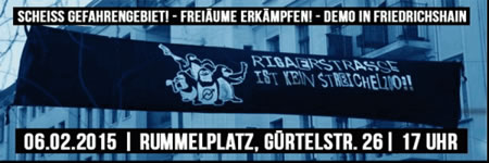 Demo am 6.02 (Berlin): Rebellische Strukturen verteidigen, solidarische Kieze schaffen!