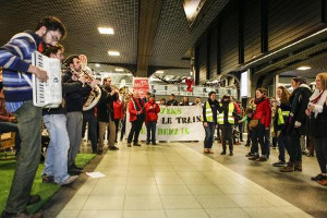 Am 5.1.2016 beginnt der Eisenbahnerstreik in Brüssel