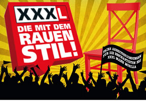 Protestpostkarte an den Eigentümer und die Geschäftsleitung von Mann Mobilia XXXL in Mannheim