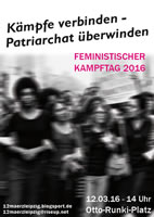 [12. März 2016, Leipzig] Solidarität mit allen emanzipatorischen Kämpfen weltweit! Auf zur feministischen Revolution!