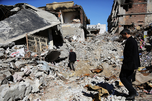 Kriegszerstörung in Cizre/ Türkei (2. März 2016, sendika.org)