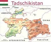 Landkarte Tadschikistan