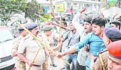 RSS "DEmo" in Delhi die Mörderbande macht sich in Indien immer breiter