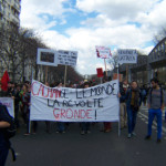 #NuitDebout: Demo-Szenen. Hier vom 05. April in Paris (Foto: Bernard Schmid)