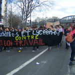 #NuitDebout: Demo-Szenen. Hier vom 05. April in Paris (Foto: Bernard Schmid)