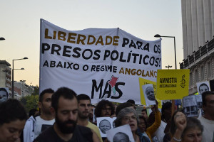 Solidemo gegen Urteile in Angola - Lissabon 1.4.2016