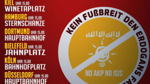 Kein Fußbreit den Faschisten. No AKP - NO ISIS