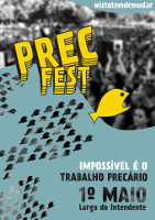 Portugal: Plakat zum PrecFest in Lissabon am 1.5.2016