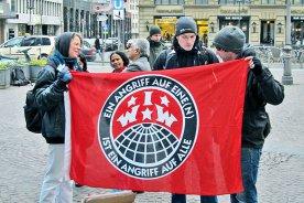 IWW Aktion in Frankfurt