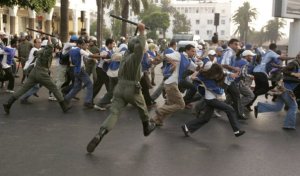 Polizeirepression gegen Demonstration in Rabat am 16.5.2016 - Alltag in Narokko