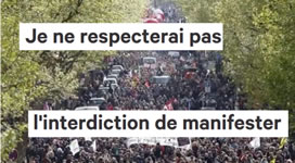 SUD: „Je ne respecterai pas l’interdiction de manifester“