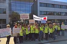 Streik Thiemklinik Cottbaus am 22.9.2016