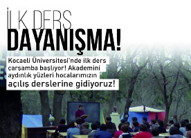 Ilk Ders Dayanisma - erste Lektion: Solidarität. "Alternative Akademie" in Gründung (Türkei, September 2016, sendika.org)