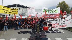 Streik bei Zumtobel in Usingen seit 1.9.2016