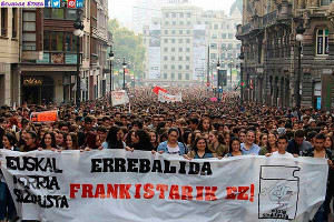 Bildungsstreik Demo in Bilbao am 26.10.2016