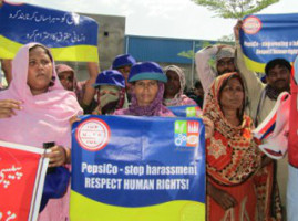 Arbeiter*innen-Protest bei PepsiCo in Pakistan (2016)