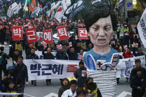 KCTU Streikdemonstration Seoul am 30.11.2016