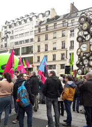 Gedenkveranstaltung für Edouard L. am 15.3.2017 in Paris - Foto von Bernard Schmid