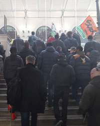 Gedenkveranstaltung für Edouard L. am 15.3.2017 in Paris - Foto von Bernard Schmid