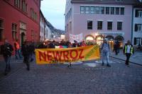 Demonstration zum kurdischen Neujahr in Freiburg am 20.3.2017 - verfolgt wie in der Türkei