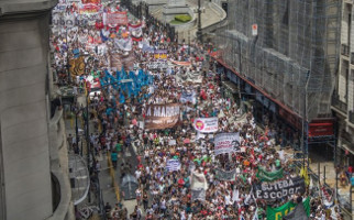 Argentinischer Lehrerstreik: Demonstration Buenos Aires am 7.3.2017