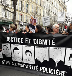 [19. März 2017] Demonstration gegen Polizeigewalt in Paris - Foto von Bernard Schmid