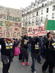 [19. März 2017] Demonstration gegen Polizeigewalt in Paris - Foto von Bernard Schmid