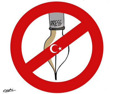 Pressefreiheit (hier: keine, Türkei)