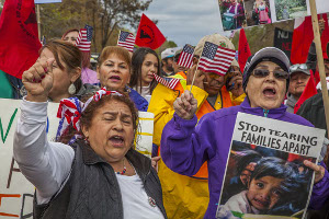 Viele Demonstrationen auch in kleineren Städten der USA am 1. Mai 2017