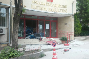Nach dem Überfall religiöser fanatiker auf die Mensa der Uni Ankara im Juni 2017