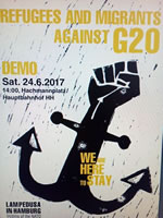 Demonstration: We are here! Wir sind hier! am Sa 24.6.2017 in Hamburg