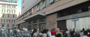 Räumung Besetzung Rom - nurz nach 2 Räumungen in Bologna, August 2017