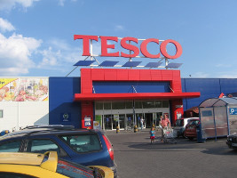 Tesco Filiale im umngarischen Mielec - ausgangspunkt des Streiks im September 2017