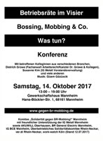 [14. Oktober 2017] 4. bundesweite Konferenz "Betriebsräte im Visier" in Mannheim
