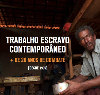 Reporter Brasil Titelseite einer Broschüre gegen Sklavenarbeit in Brasilien