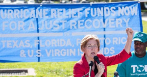 Proteste gegen die Politik der US Regierung nach dem Hurrikan Maria auf Puerto Rico hier am 15.10.2017