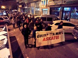 Berliner Solidemo mit den baskischen Gefangenen