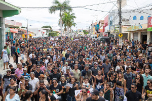 Demo in Correntine am 11.11.2017 von der brasilianischen Militärpolizei überfallen