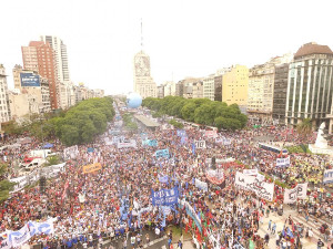 Buenos Aires 13. Dezember 2017 gegen WTO und Rentenreform