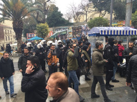 Spontandemo gegen den Krieg in Ankara am 21.1.2018