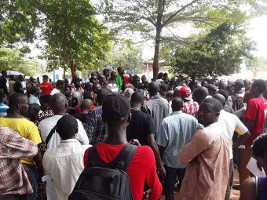 Für den Abzug Frankreichs: Demo in Bamako Januar 2018